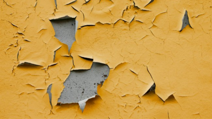 Cracked paint