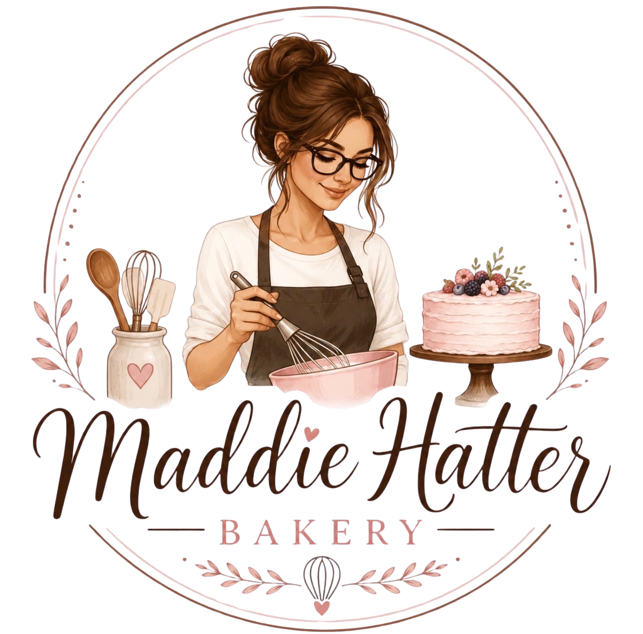 Maddie Hatter Bakery Logo