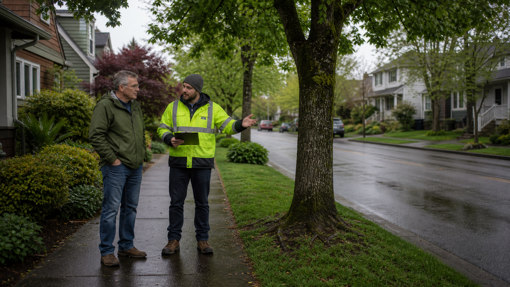 Who Owns The Trees Between The Sidewalk And Street In Springfield, Oregon?