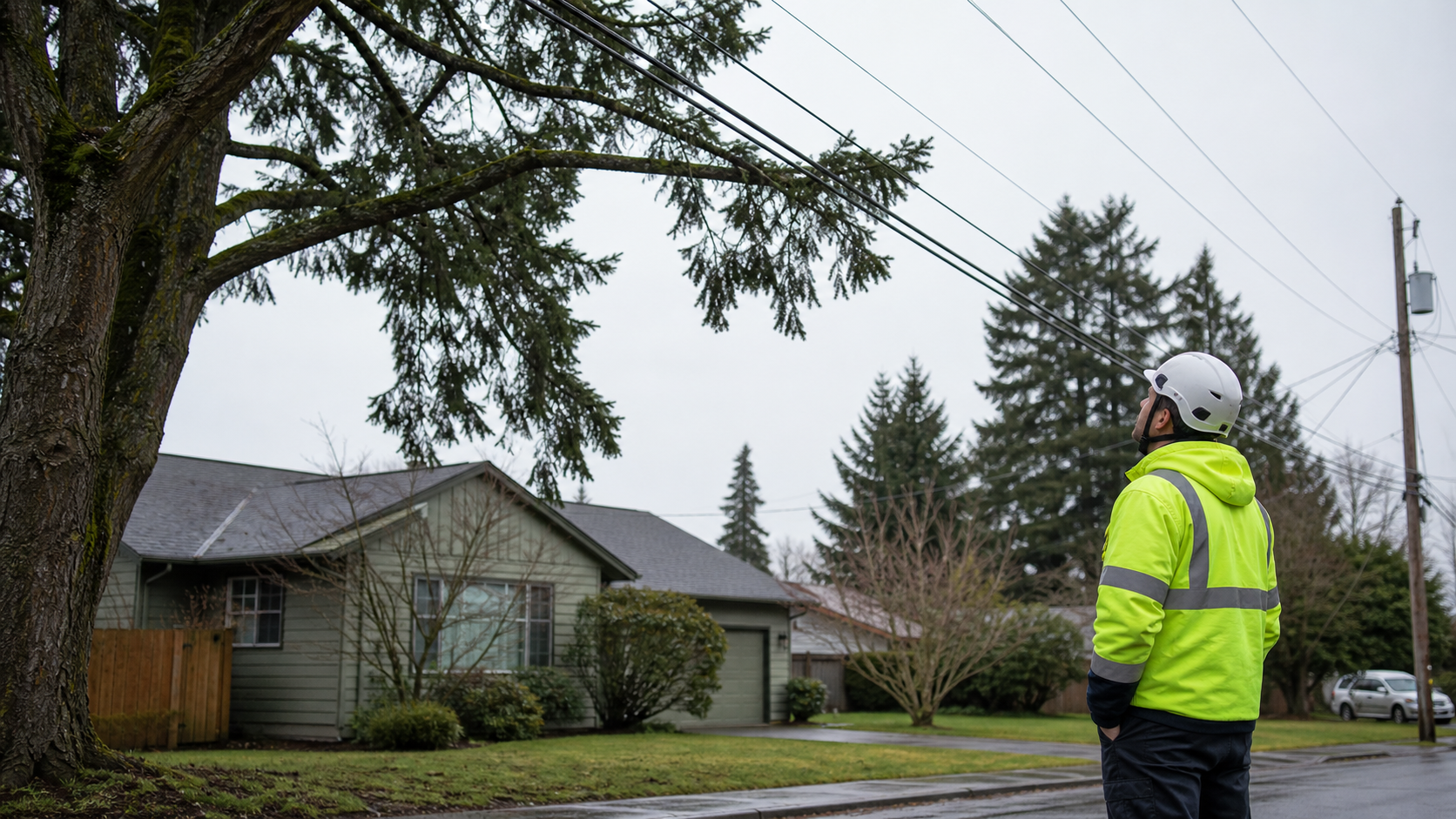 Who Handles Trees Growing Into Power Lines In Springfield, Oregon?