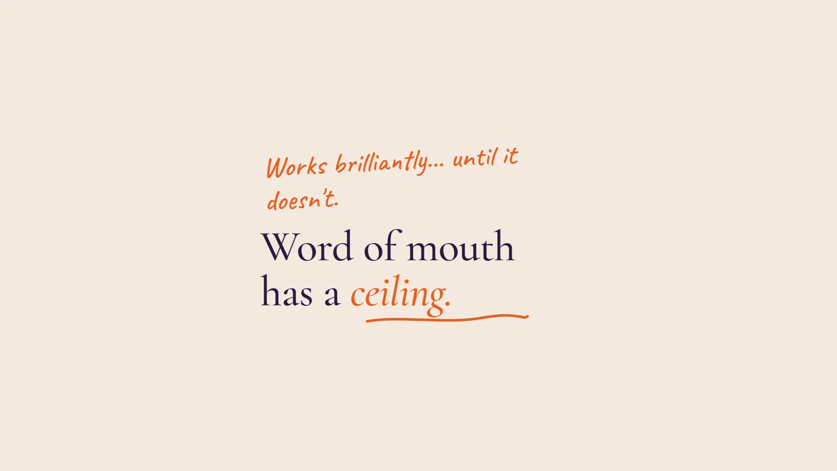 The Referral Trap: Why Word-of-Mouth Stops Working At Scale