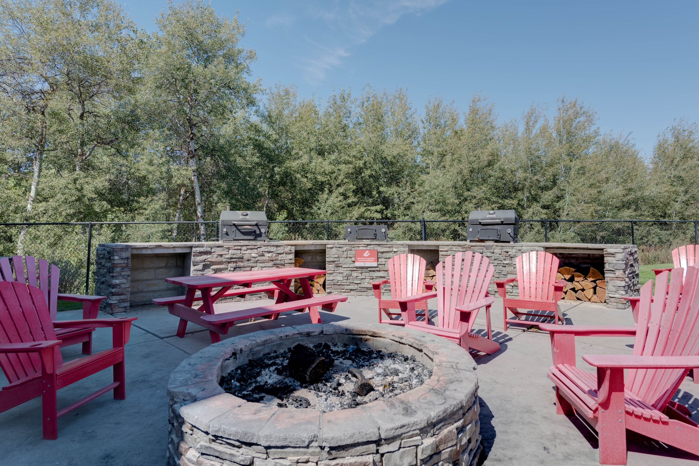 Bonfire area