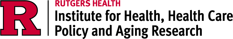 Rutgers Health Institute for Health, Health Care Policy and Aging Research logo with a red R.