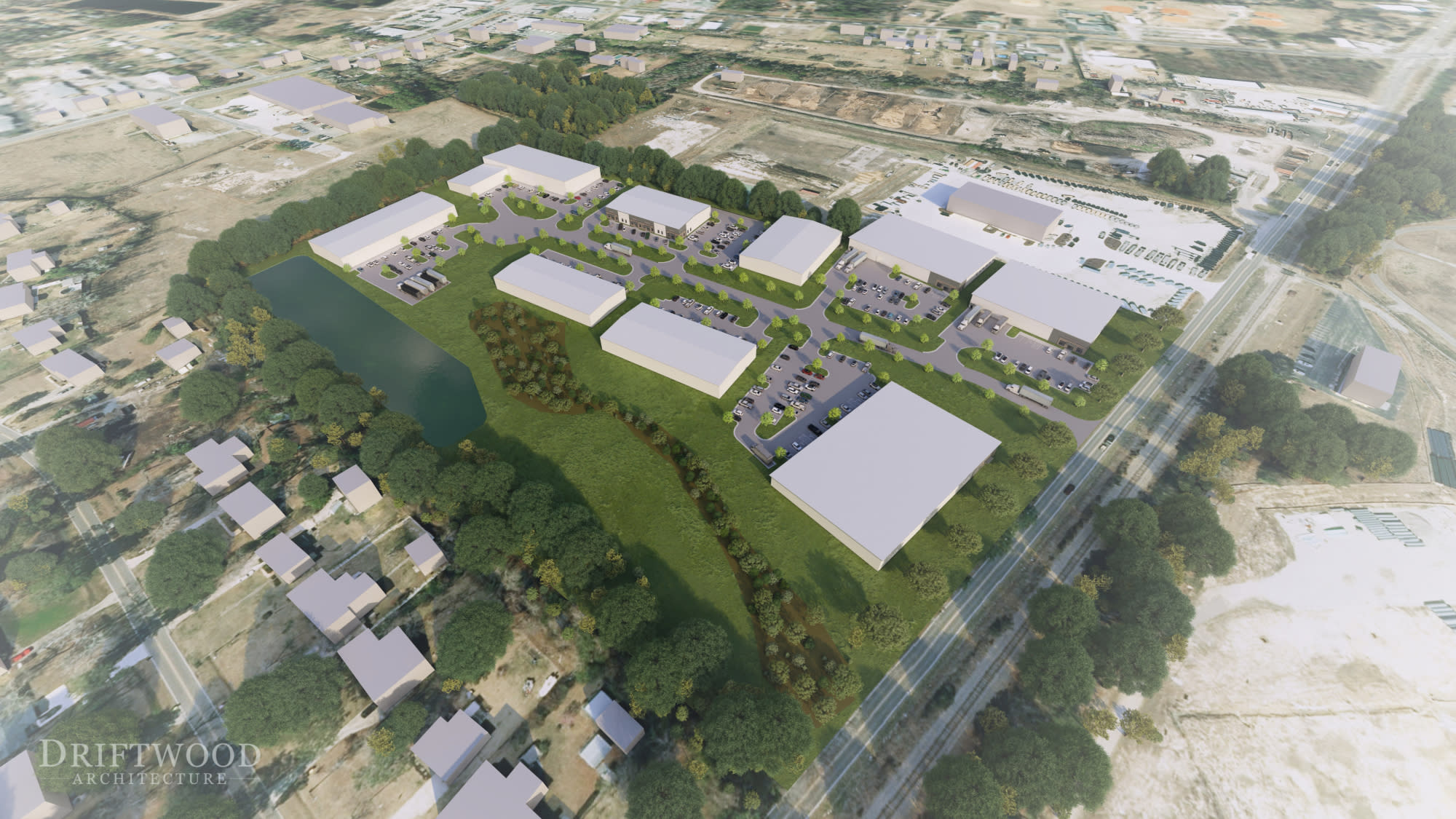 Wilmington Industrial Park site plan