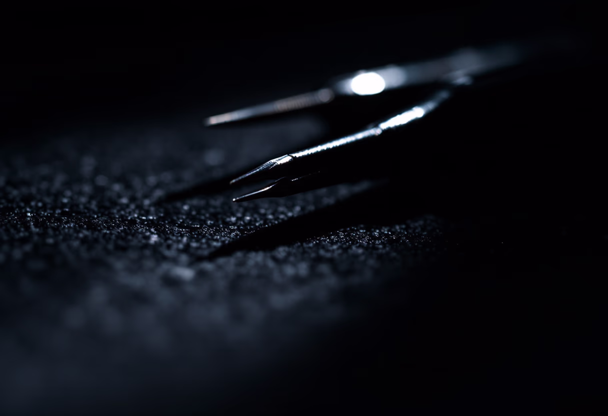 image of a tattoo needle setup