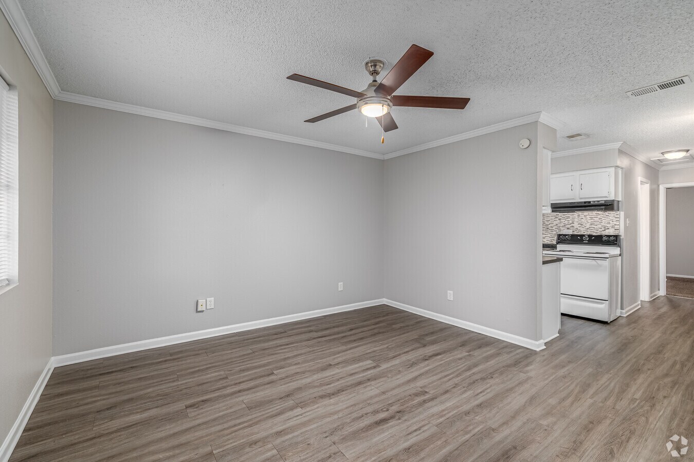 One bedroom living room at Residences at The Overlook