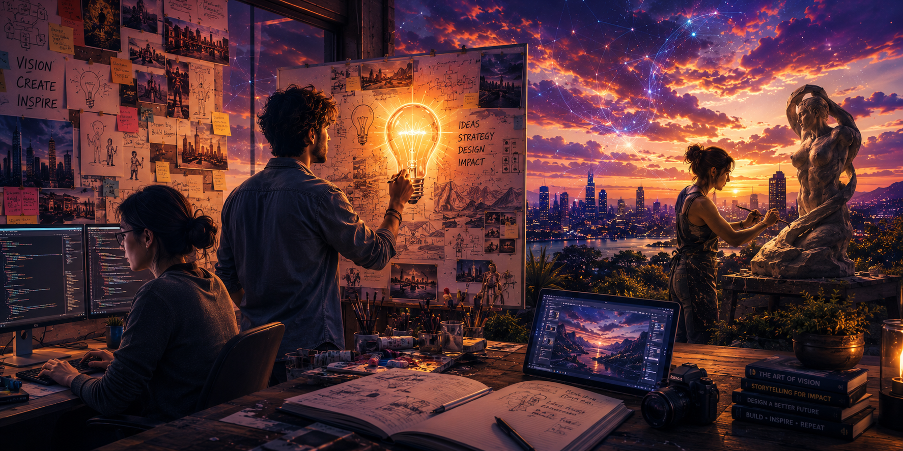 Creators at work
