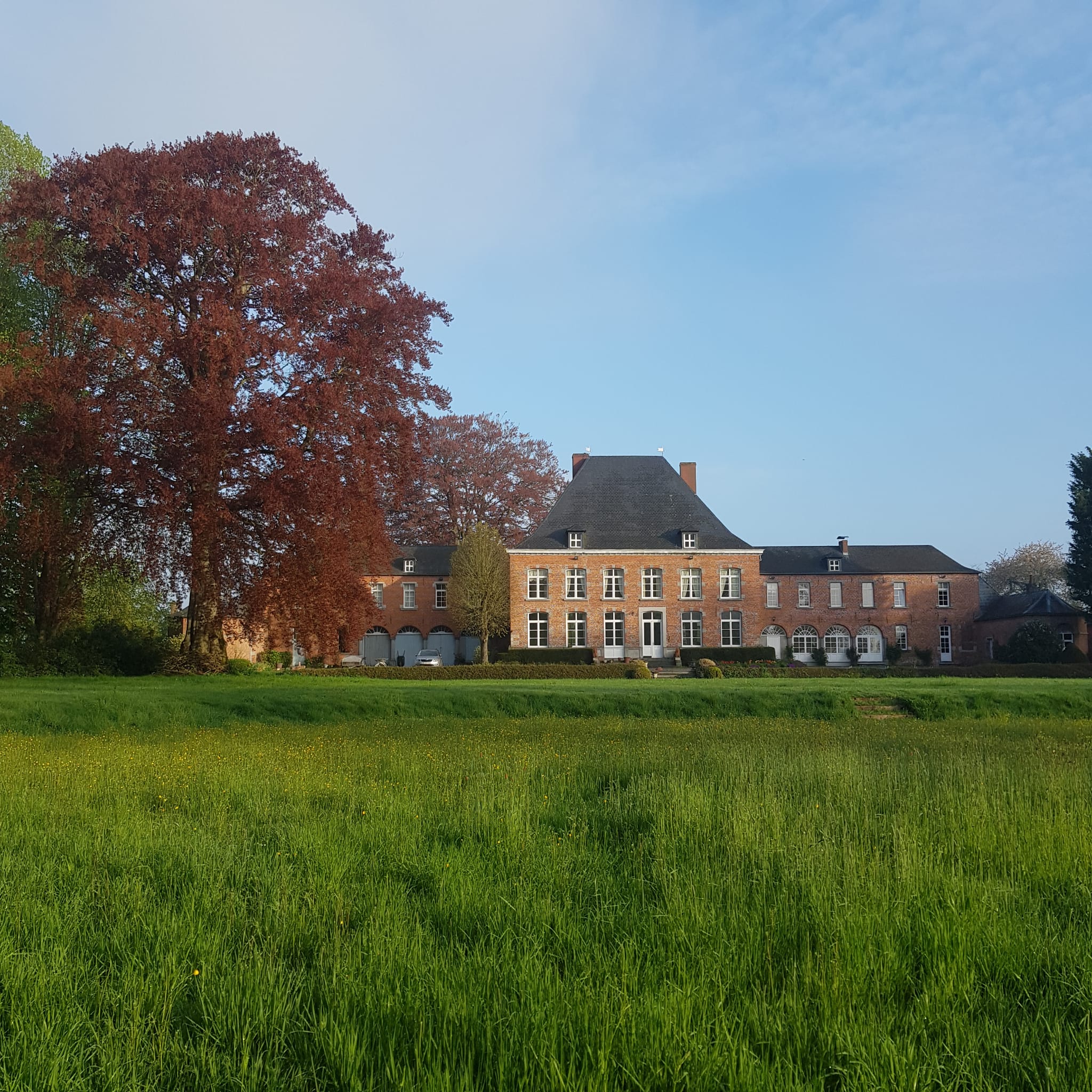Vue du Domaine des Deux Hêtres et de son parc