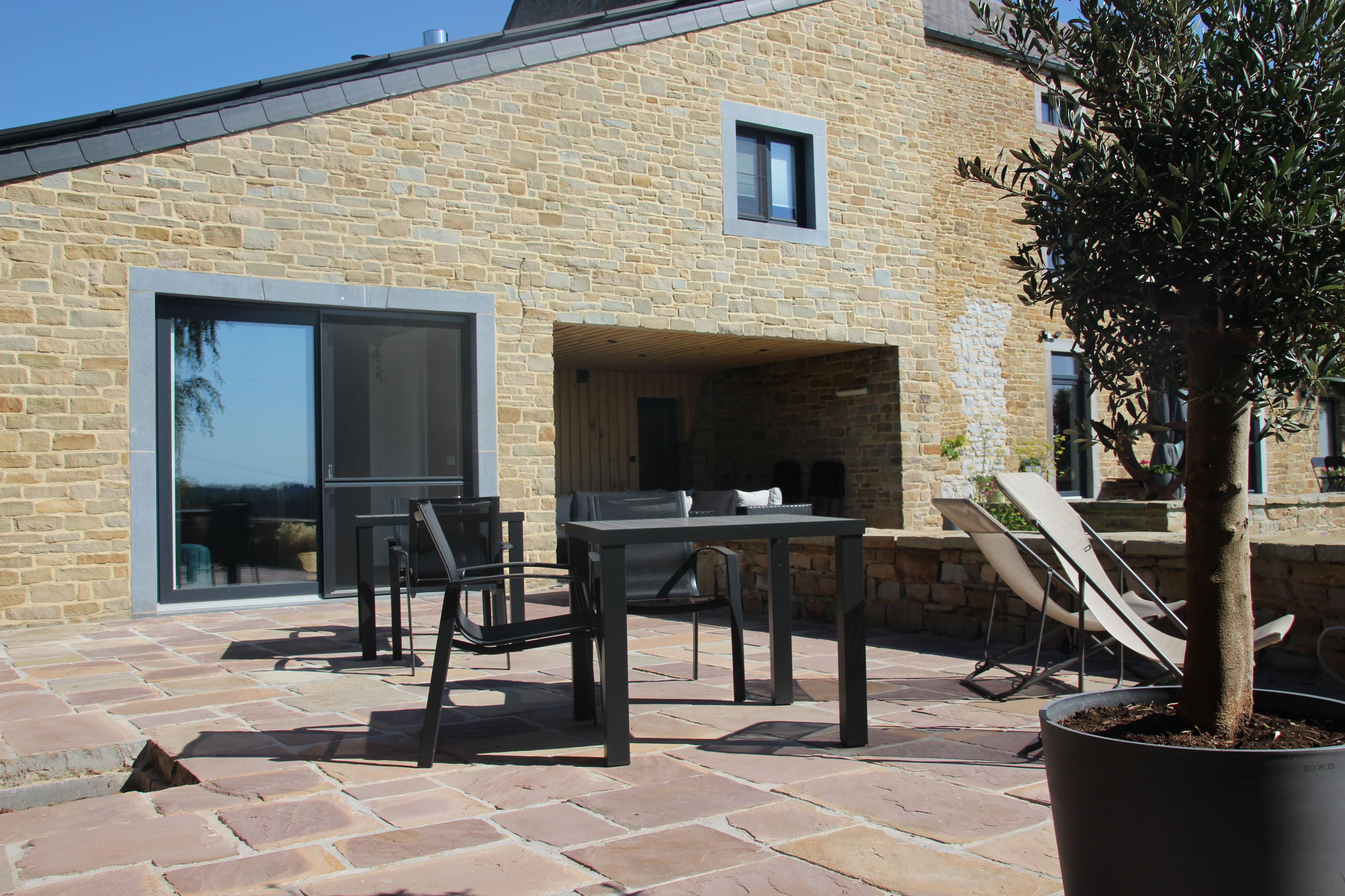 Terrasse et cadre naturel de Prim’tout