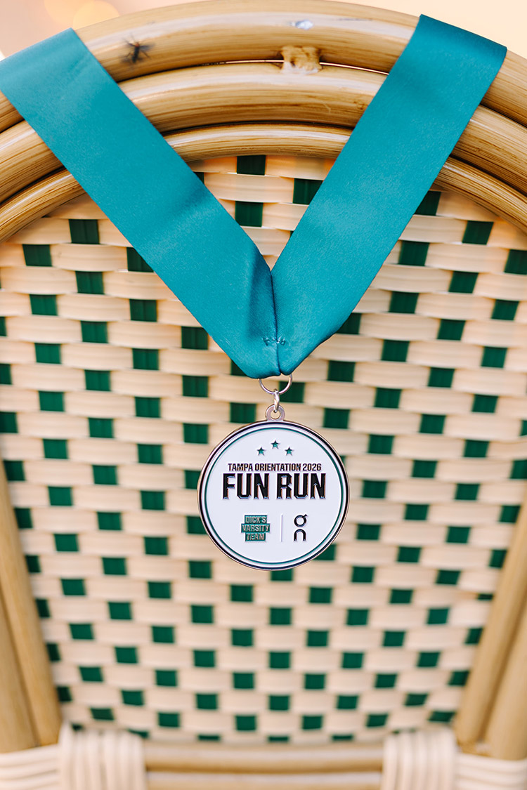 Tampa Orientation 2026 Fun Run medal