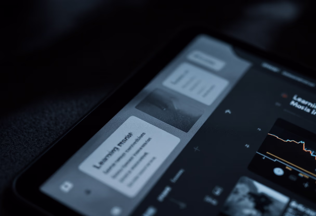 [interface] image of a screenshot of a learning module (for an edtech)