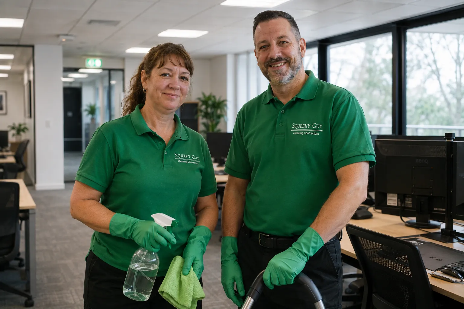 Our team of commercial cleaners in Darwin