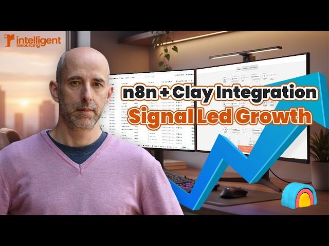 IR walkthrough of an n8n + Clay signal-led growth workflow.