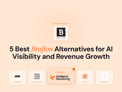 5 Best Brafton Alternatives for AI Visibility and Revenue Growth, article cover