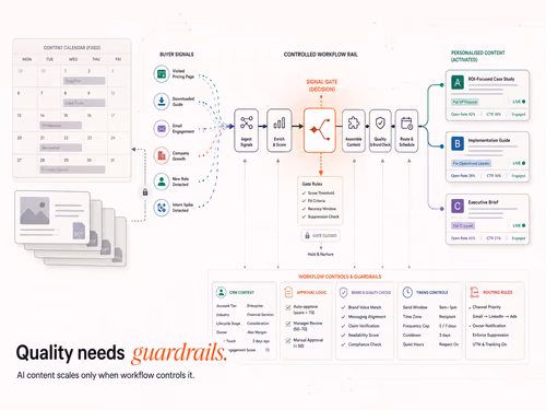 AI Content Workflows: Quality and Consistency at Scale, article cover