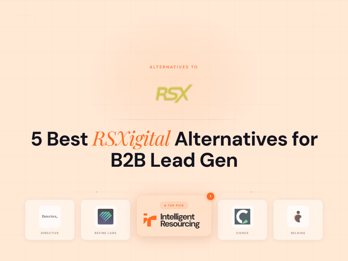 5 Best RSXigital Alternatives for B2B Lead Gen, article cover