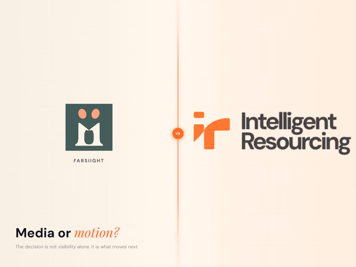 Farsiight vs Intelligent Resourcing for B2B Growth, article cover