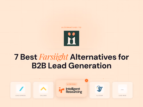 7 Best Farsiight Alternatives for B2B Lead Generation in 2026, article cover
