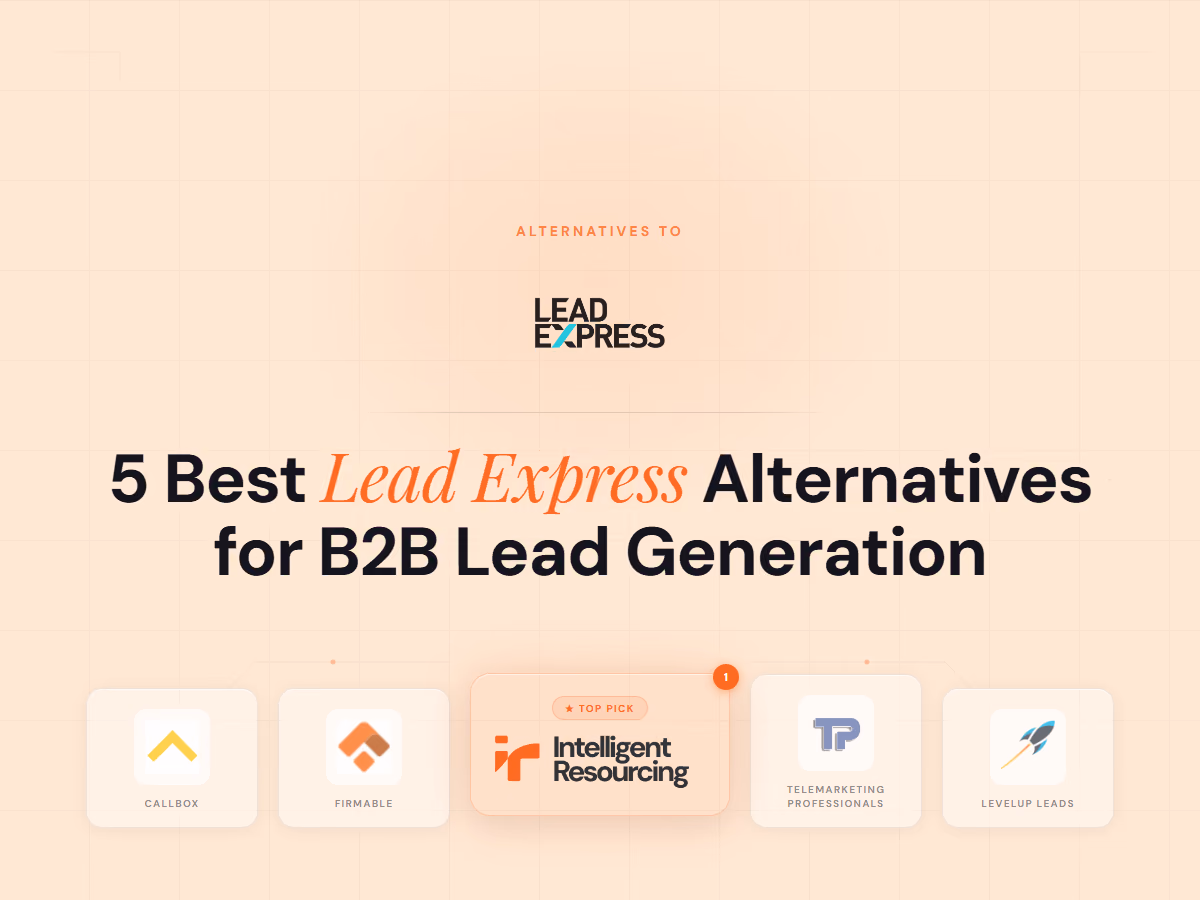 5 Best Lead Express Alternatives for B2B Lead Generation, article cover