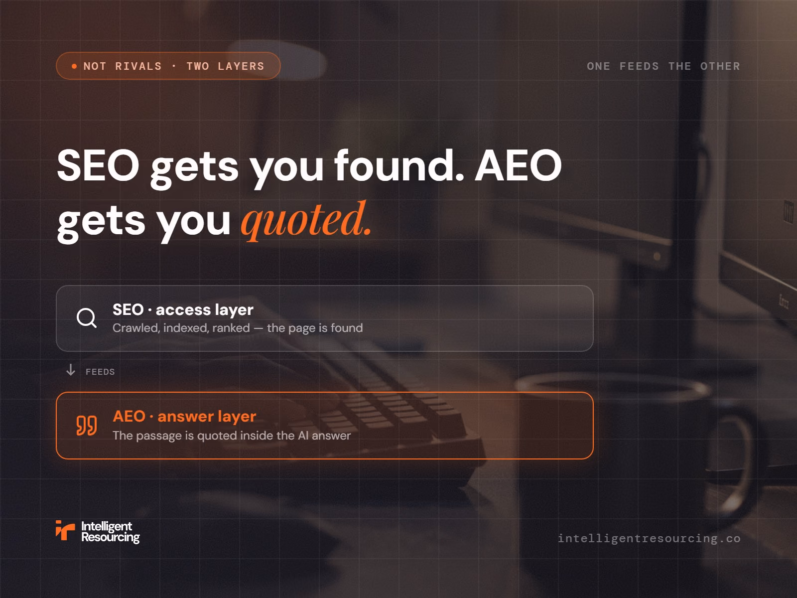 AEO vs SEO: Where B2B Should Put Budget First in 2026, article cover