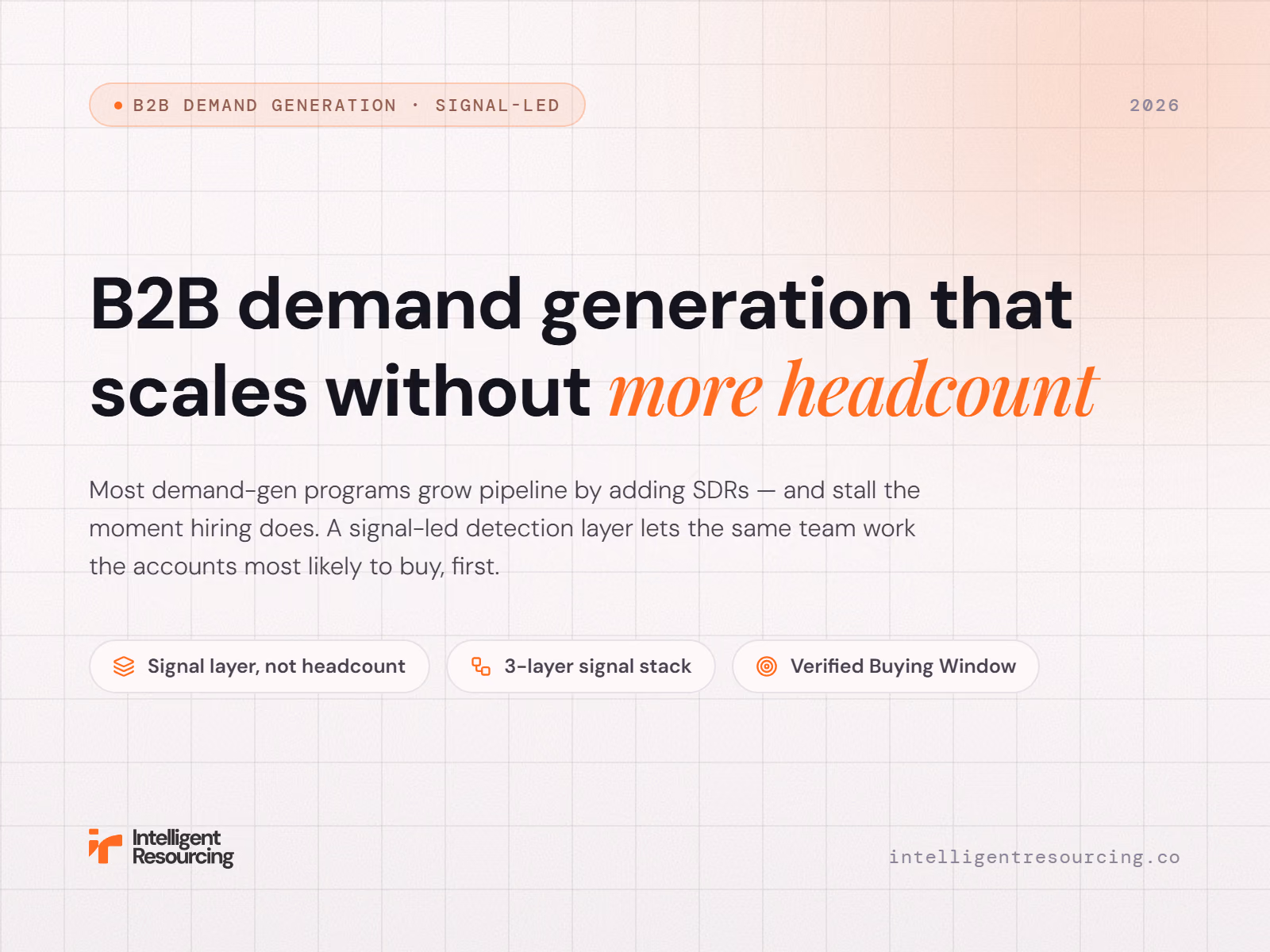B2B Demand Generation: The Signal-Led System for Building Pipeline, article cover