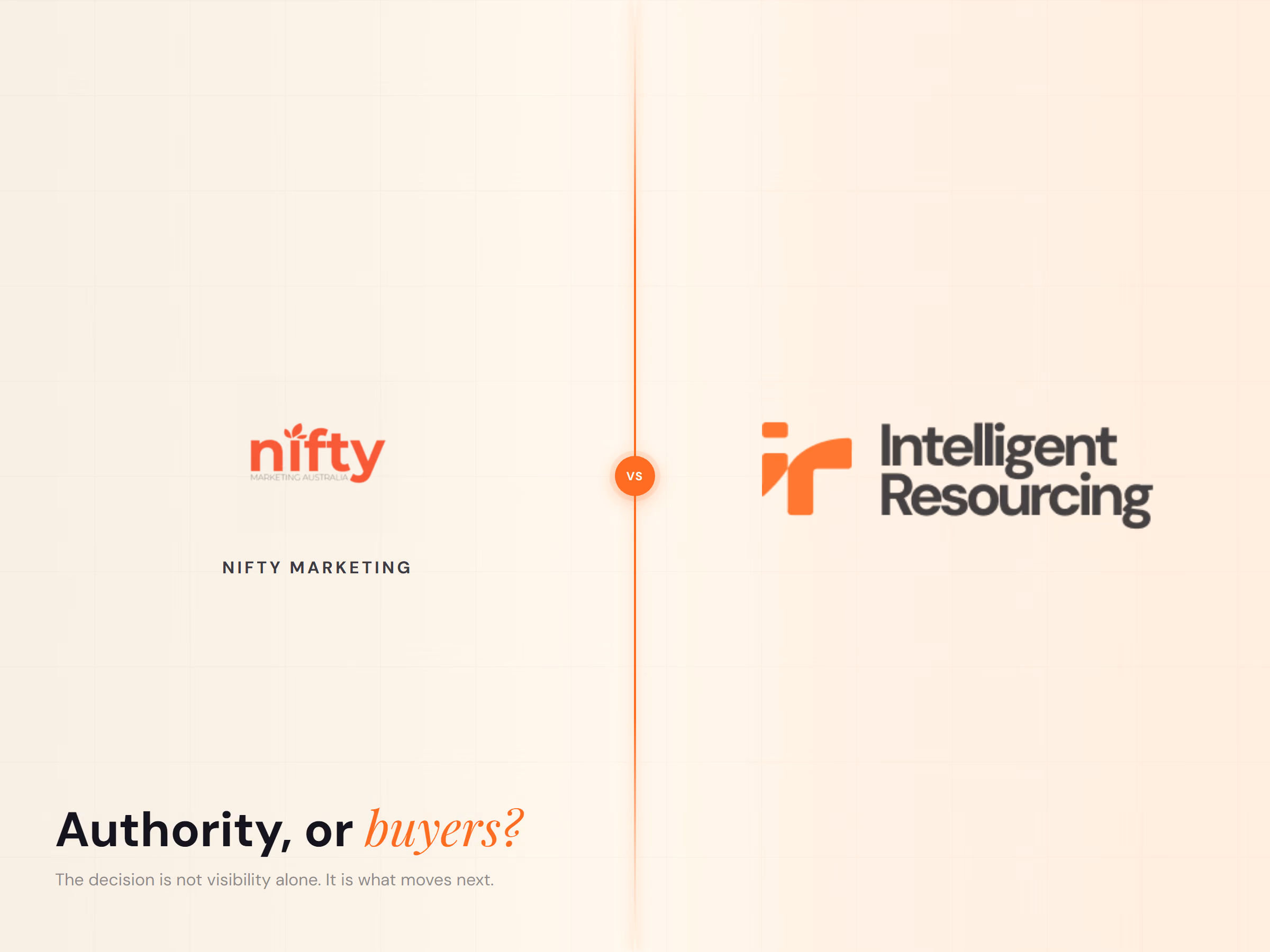 Nifty Marketing vs Intelligent Resourcing: DR Alone Won't Find Buyers, article cover