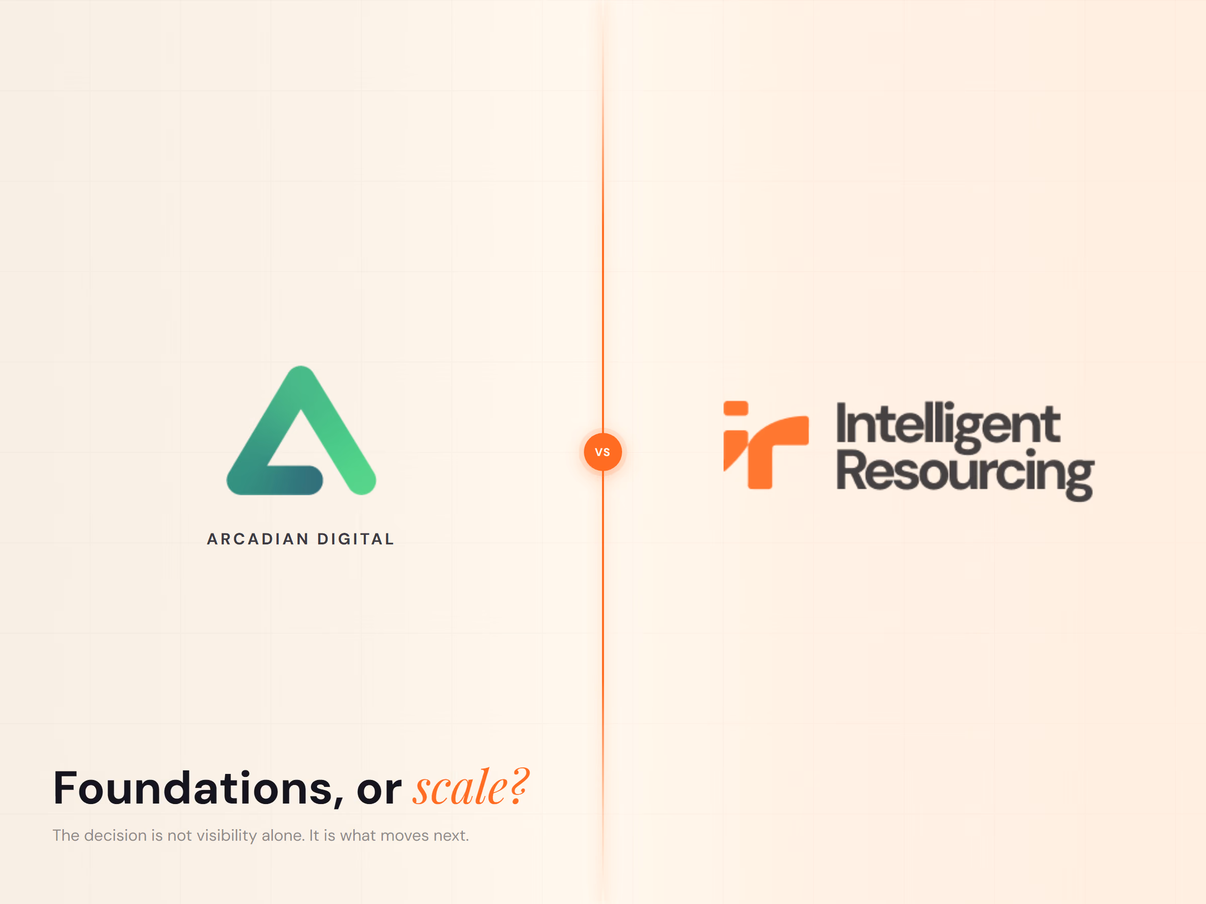 Arcadian Digital vs Intelligent Resourcing: Has Your Revenue Team Outgrown Its Agency?, article cover