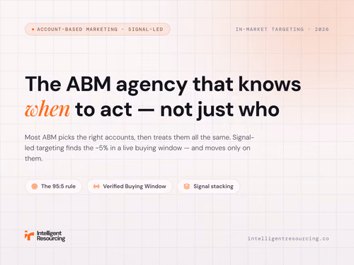 Account-Based Marketing Agency for Signal-Led Targeting of In-Market Accounts, article cover