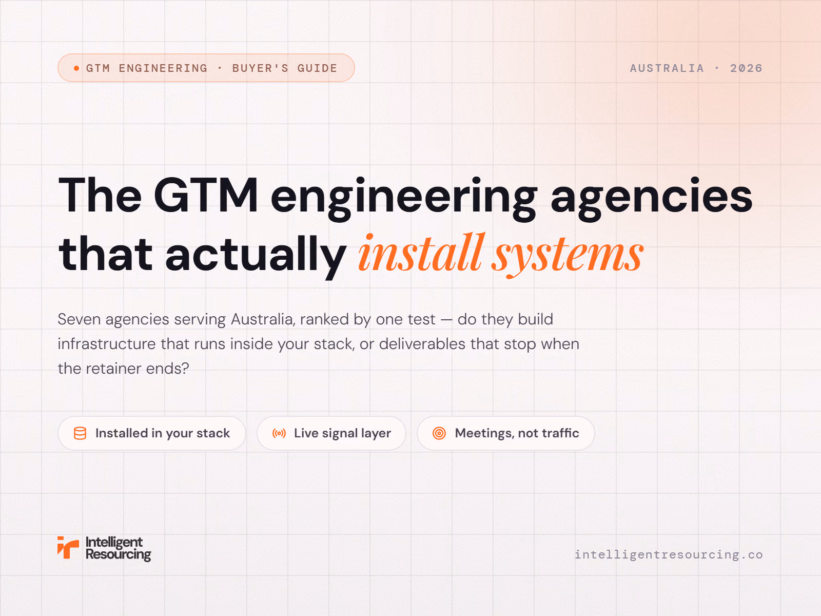 Top GTM Engineering Agencies in Australia 2026, article cover