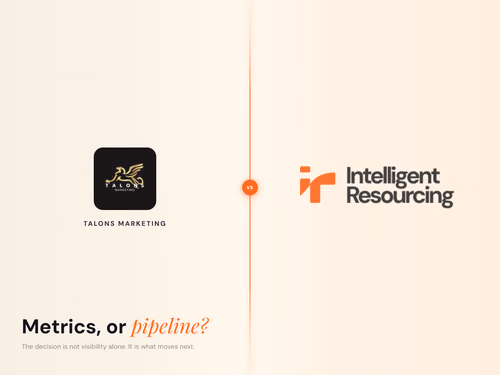Talons Marketing vs Intelligent Resourcing: Why Your Agency Should Show You Pipeline, Not Just Metrics, article cover