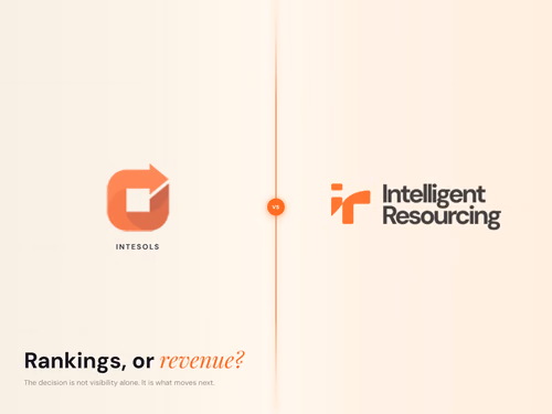 Intesols vs Intelligent Resourcing: Why Revenue Leaders Now Choose Signal-Led Growth Over Rankings in 2026, article cover