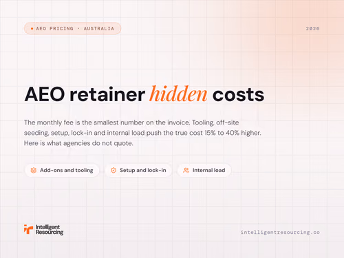 AEO Retainer Hidden Costs: What Agencies Don't Quote in 2026
