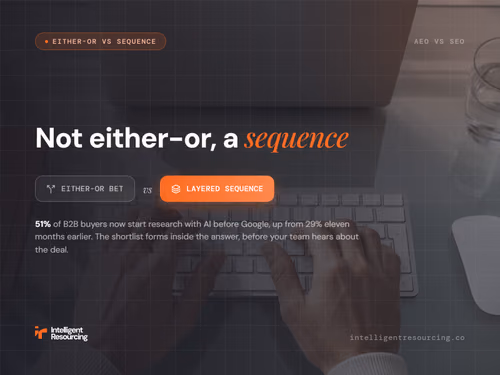 AEO vs SEO for B2B: Which Should You Fund First?