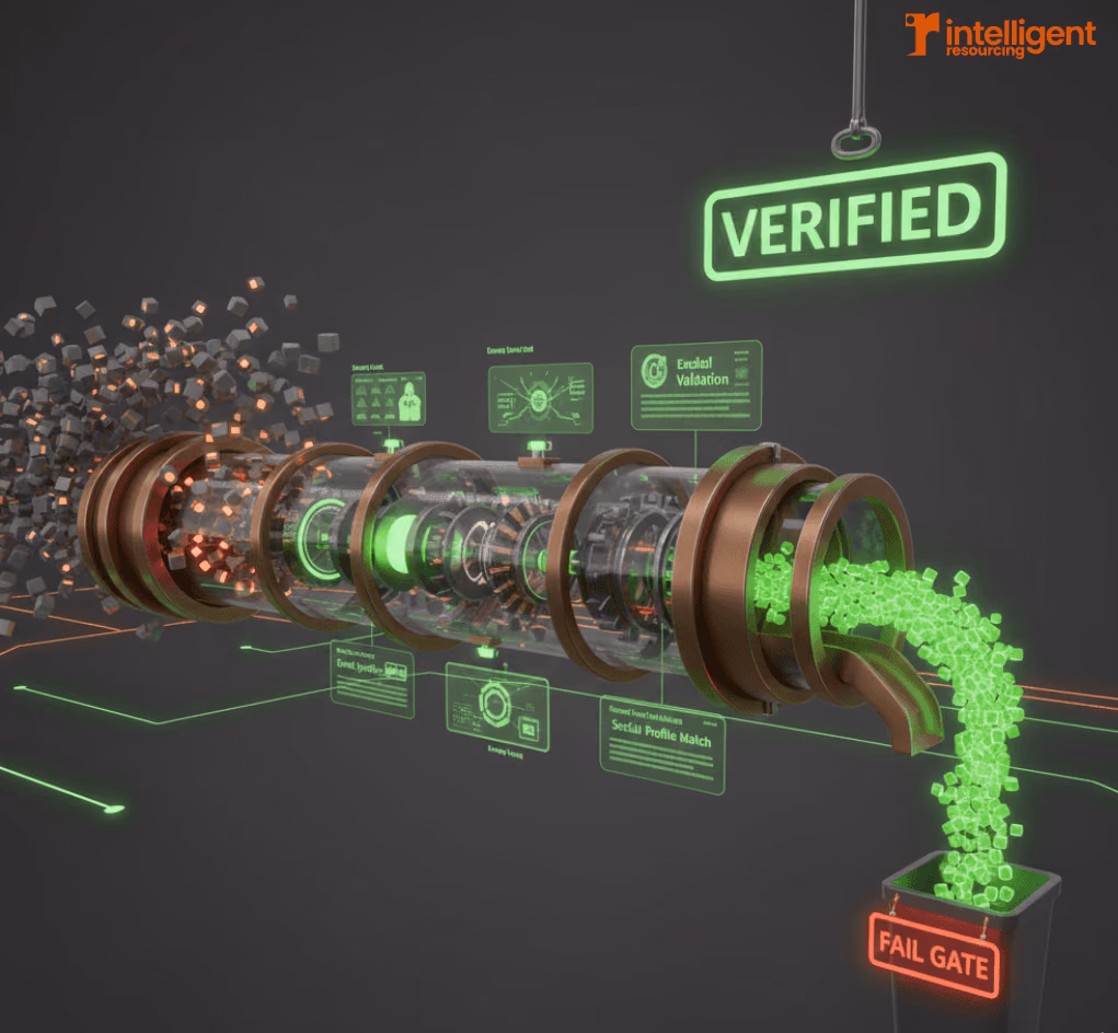 A reliable workflow routes every record through verification gates before activation, with a clear fail path.