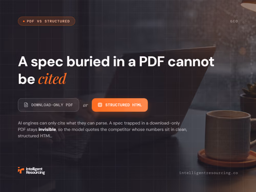 GEO for Manufacturers: How AI Engines Rank Industrial B2B Content