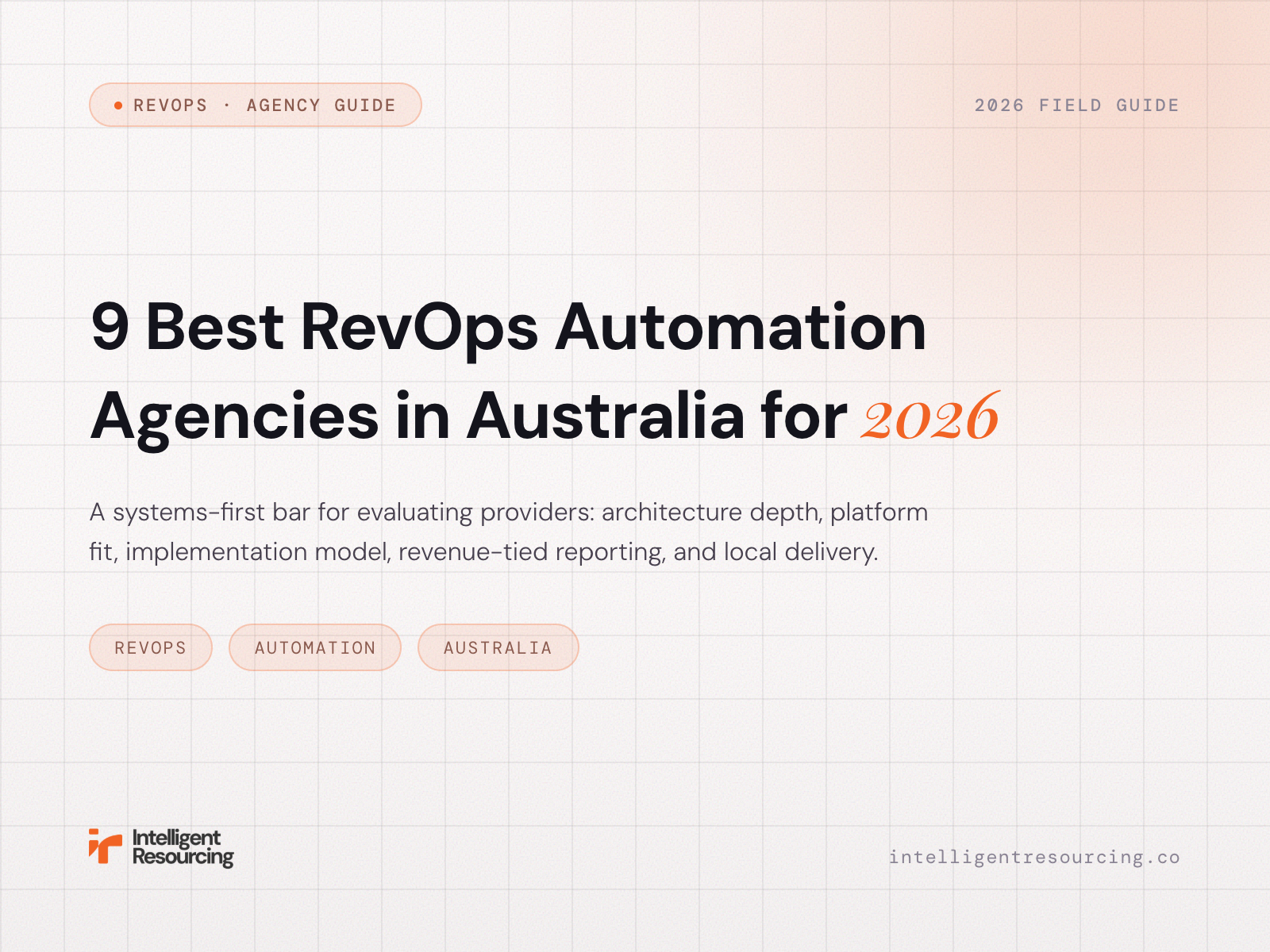 9 Best RevOps Automation Agencies in Australia for 2026