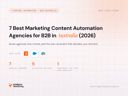 7 Best Marketing Content Automation Agencies for B2B in Australia (2026)