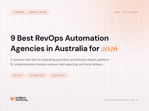 9 Best RevOps Automation Agencies in Australia for 2026