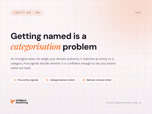 The Entity Signals That Make AI Name Your Brand