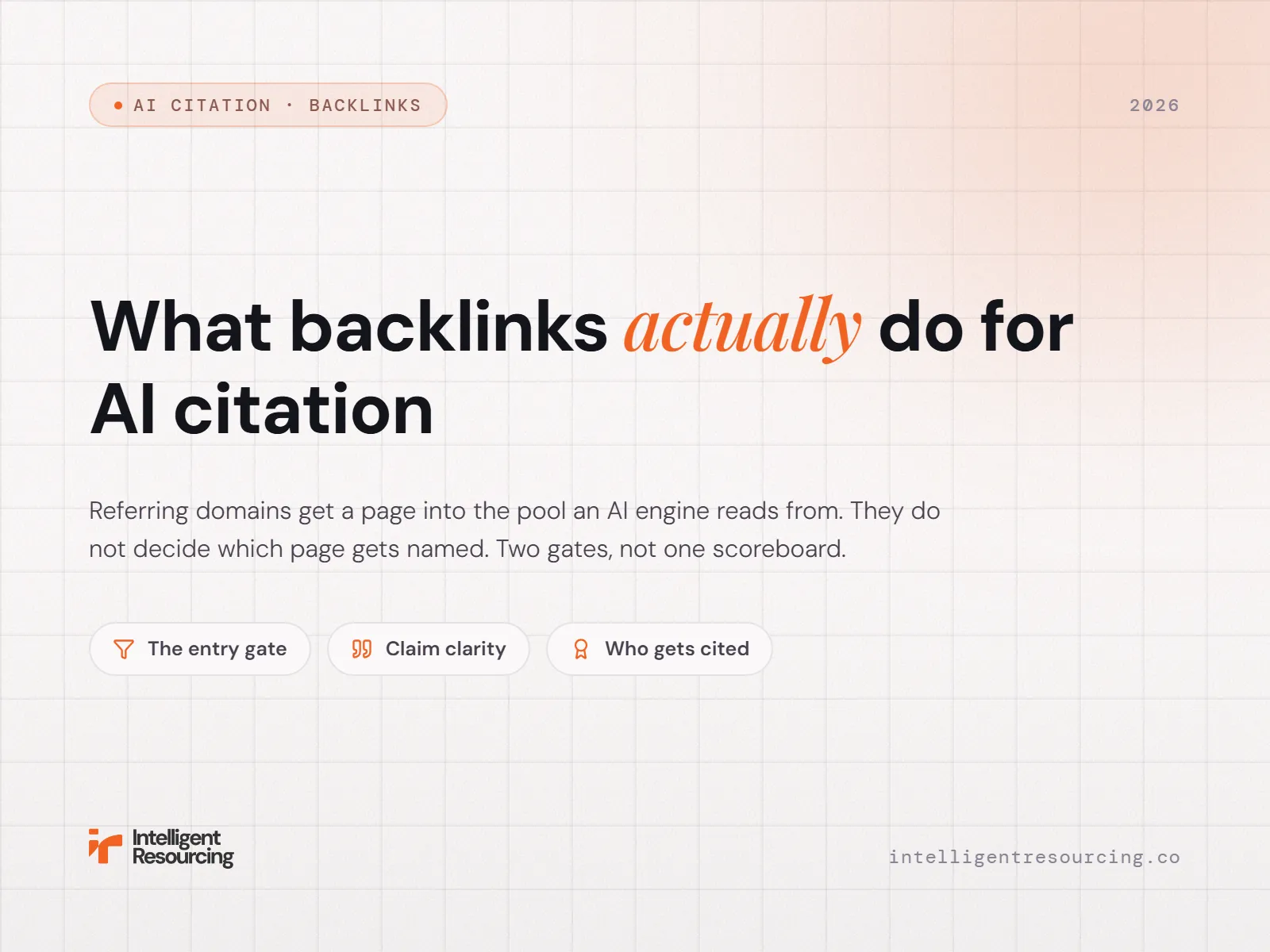 What Backlinks Actually Do for AI Citation