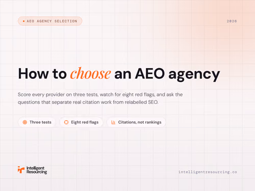 How to Choose an AEO Agency