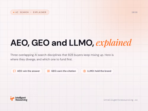 AEO, GEO and LLMO Explained