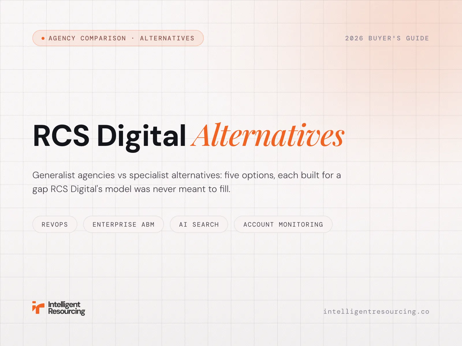 RCS Digital Alternatives: Generalist Agencies vs Specialist Alternatives
