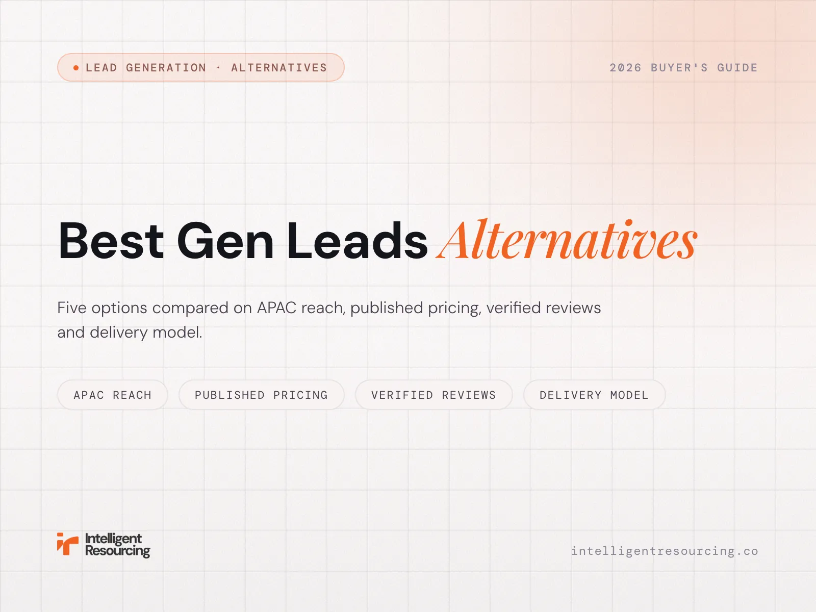 Best Gen Leads Alternatives for B2B Growth in 2026