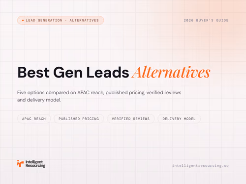 Best Gen Leads Alternatives for B2B Growth in 2026