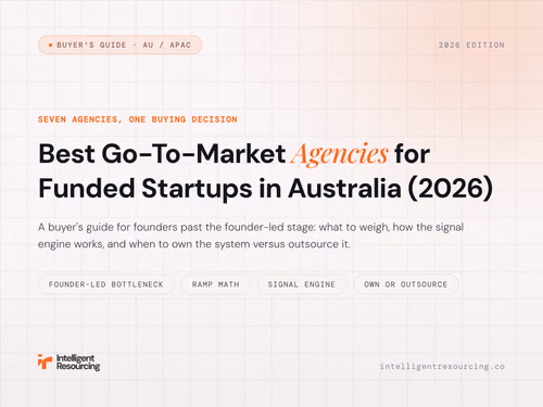 Best Go-To-Market Agencies for Funded Startups in Australia (2026) article cover
