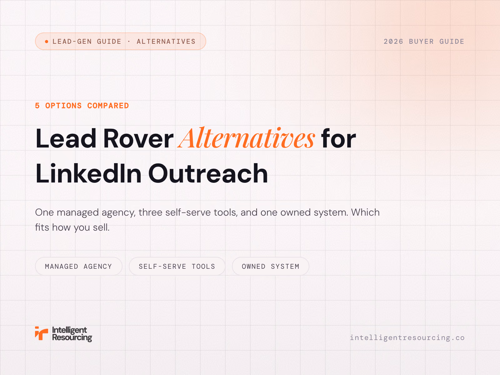 5 Lead Rover Alternatives for LinkedIn Outreach in 2026, article cover