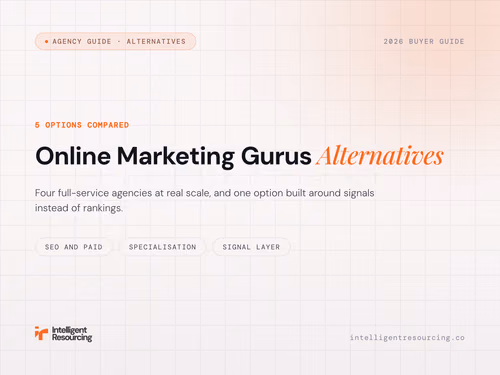 5 Online Marketing Gurus Alternatives for SEO and Paid Media, article cover