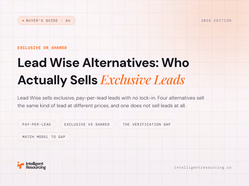 Lead Wise Alternatives: Who Actually Sells Exclusive Leads