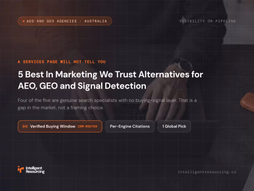 5 Best In Marketing We Trust Alternatives for AEO, GEO and Signal Detection